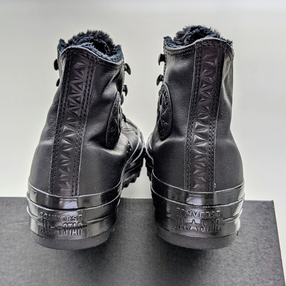 Converse CTAS Lift Ripple Hi Black/Black - Picture 4 of 7